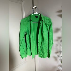 Green long sleeve button up by Worthington